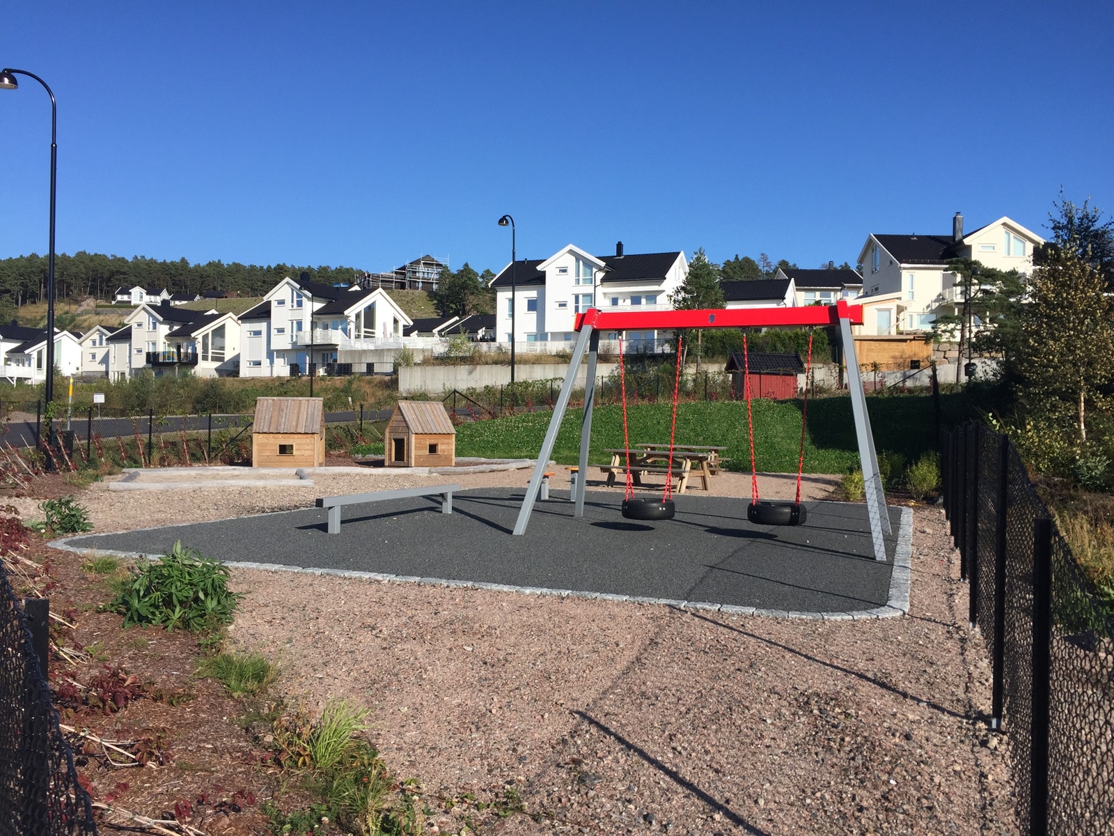 Lekeplass i området. Galleribilde
