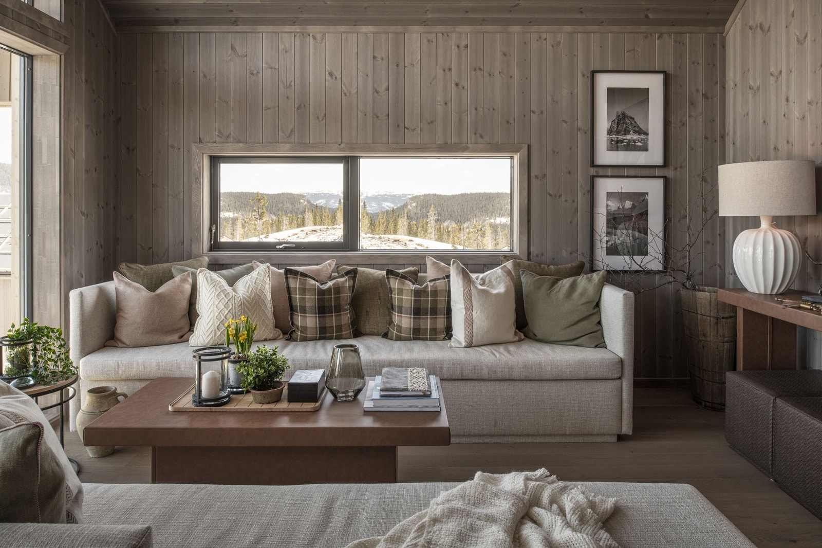 Bilde fra visningshytte (hytte nr. 10). Galleribilde