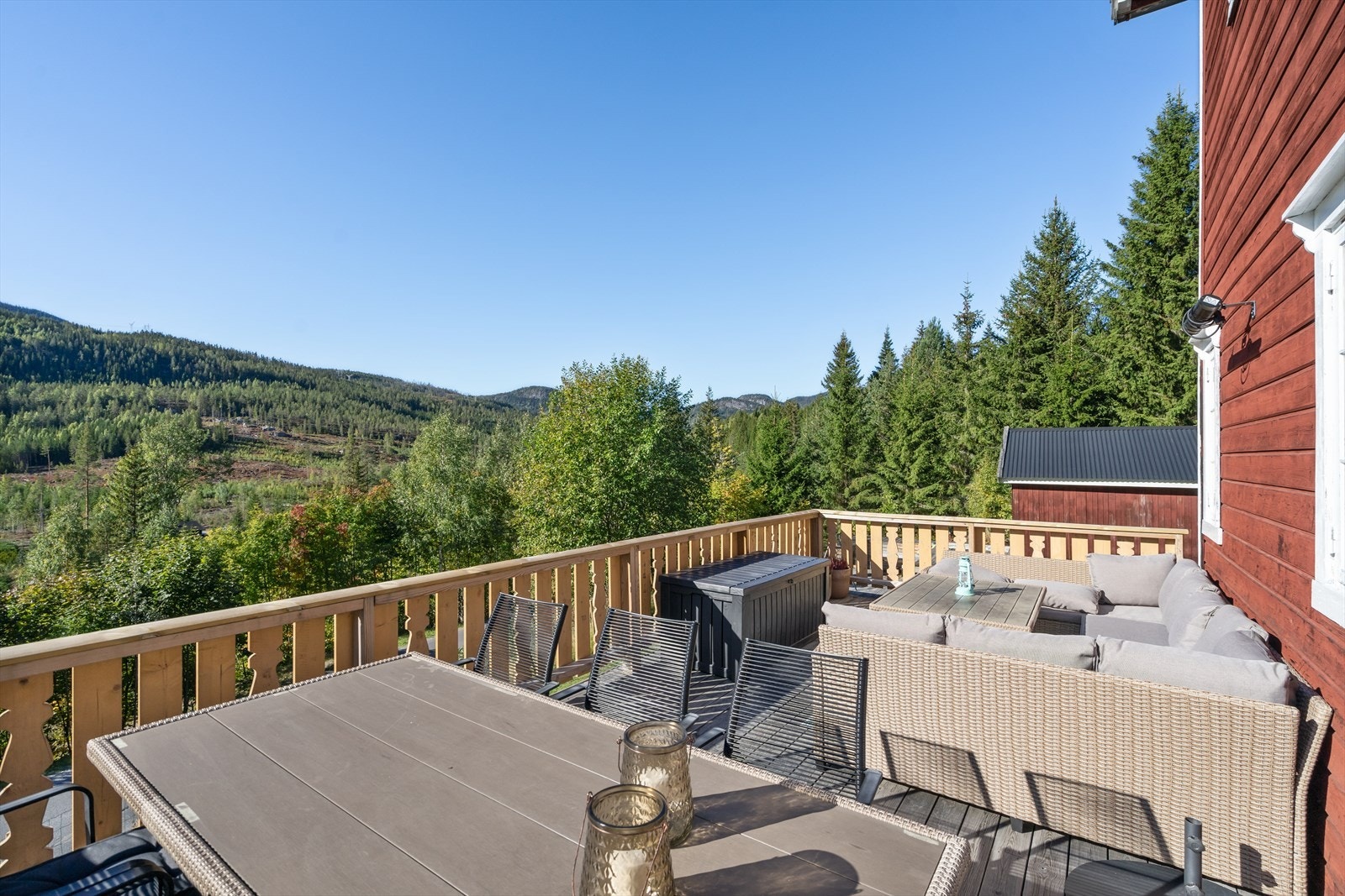 Fantastisk utsikt til Trillemarka Galleribilde