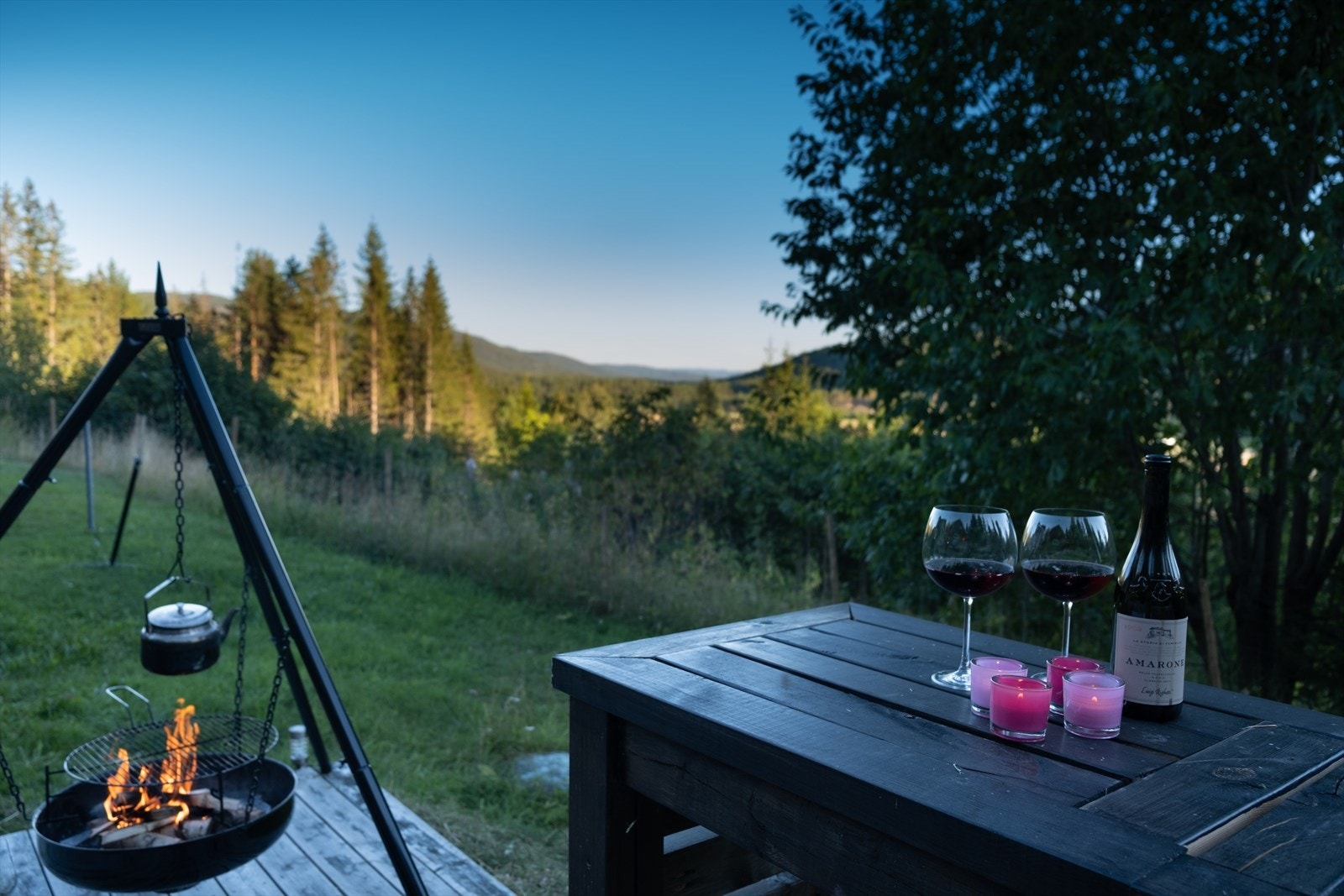 Her kan man nyte fine kvelder og god atmosfære Galleribilde