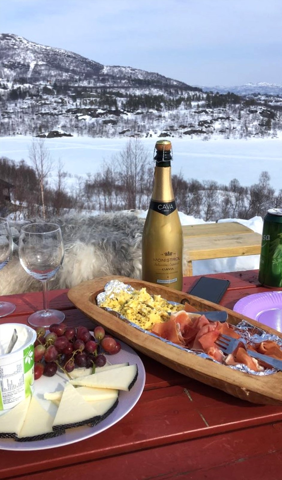 Hyttekos på vinterfjellet! Galleribilde