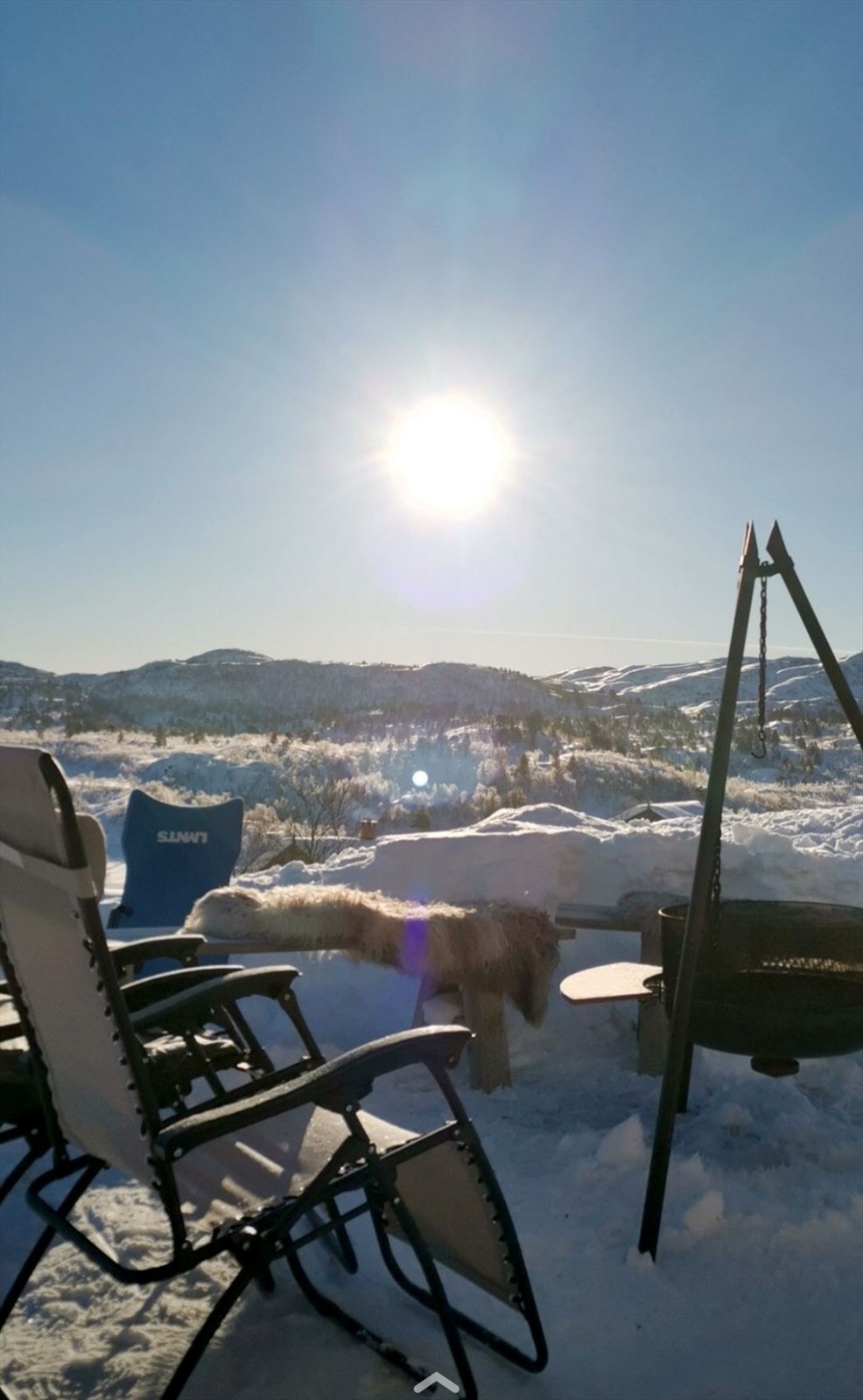 Selgers bilde fra hytta. Galleribilde