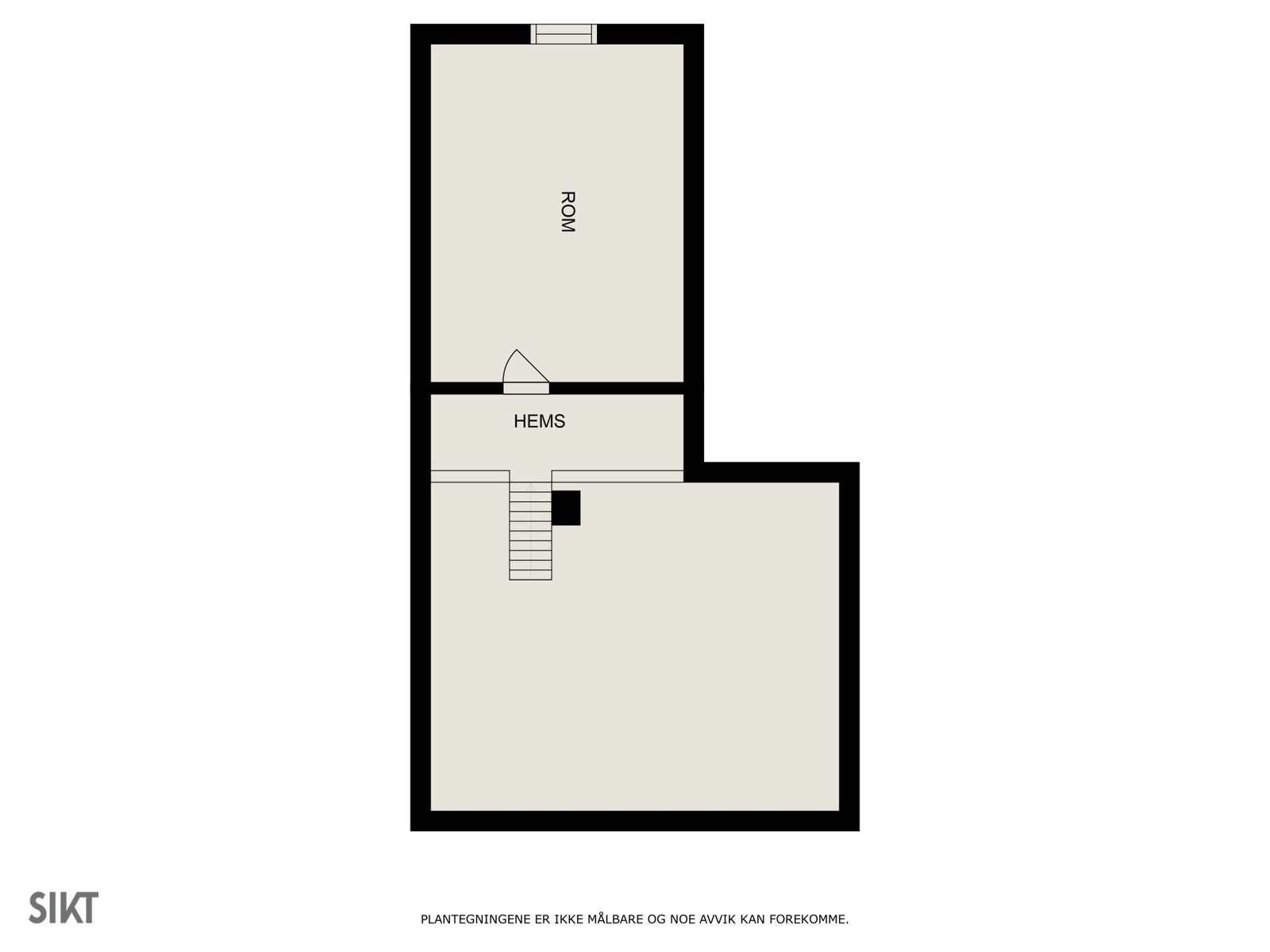 Plantegning hems. Galleribilde