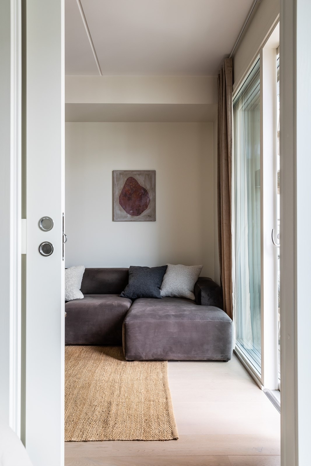 Det er balansert ventilasjon i leiligheten, som gir et behagelig inneklima. Galleribilde