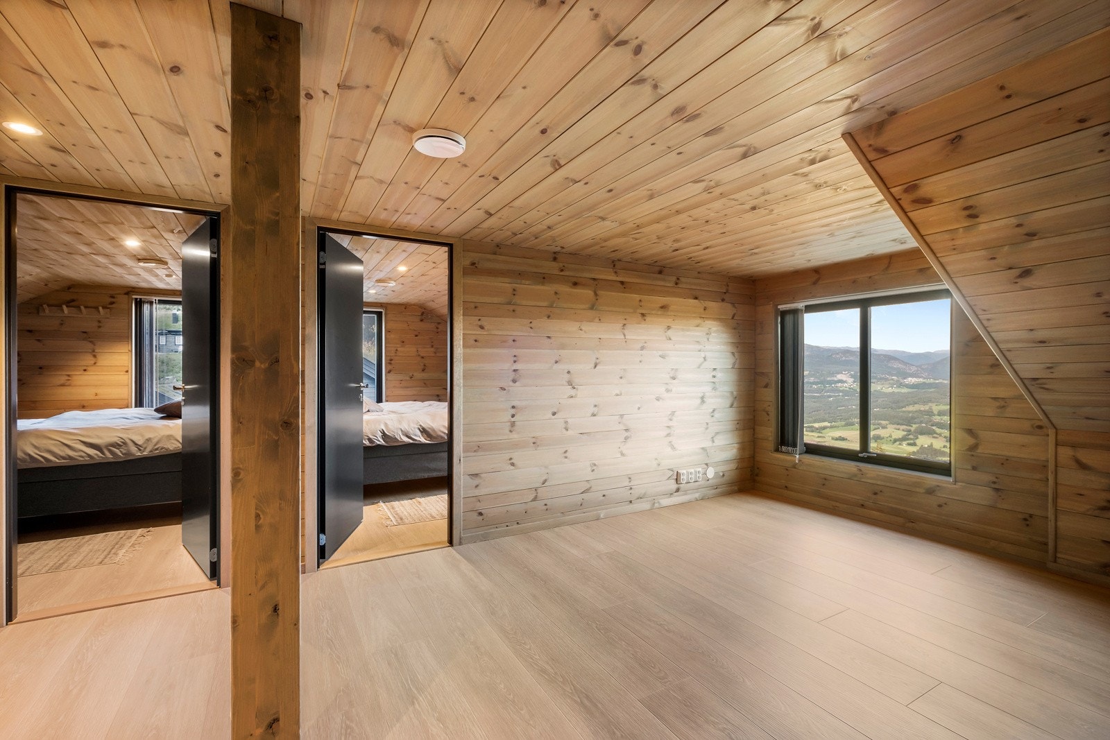 Loftstue 2 - Leder inn til soverom 5, 6 og 7. Galleribilde