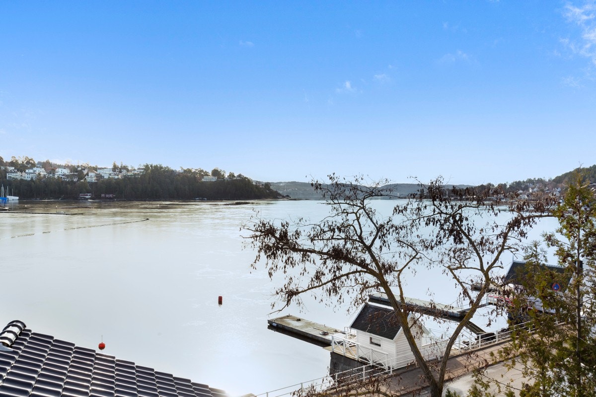 Utsiktsbilde fra balkong over paddehavet. Galleribilde