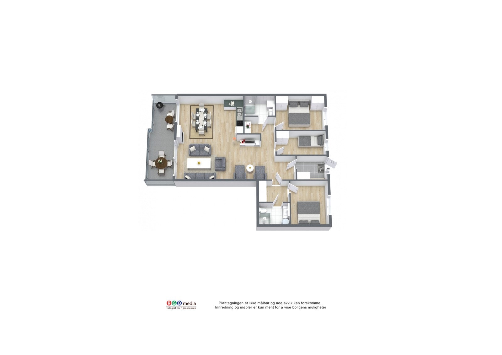 Plantegning Krystallen B113 Galleribilde