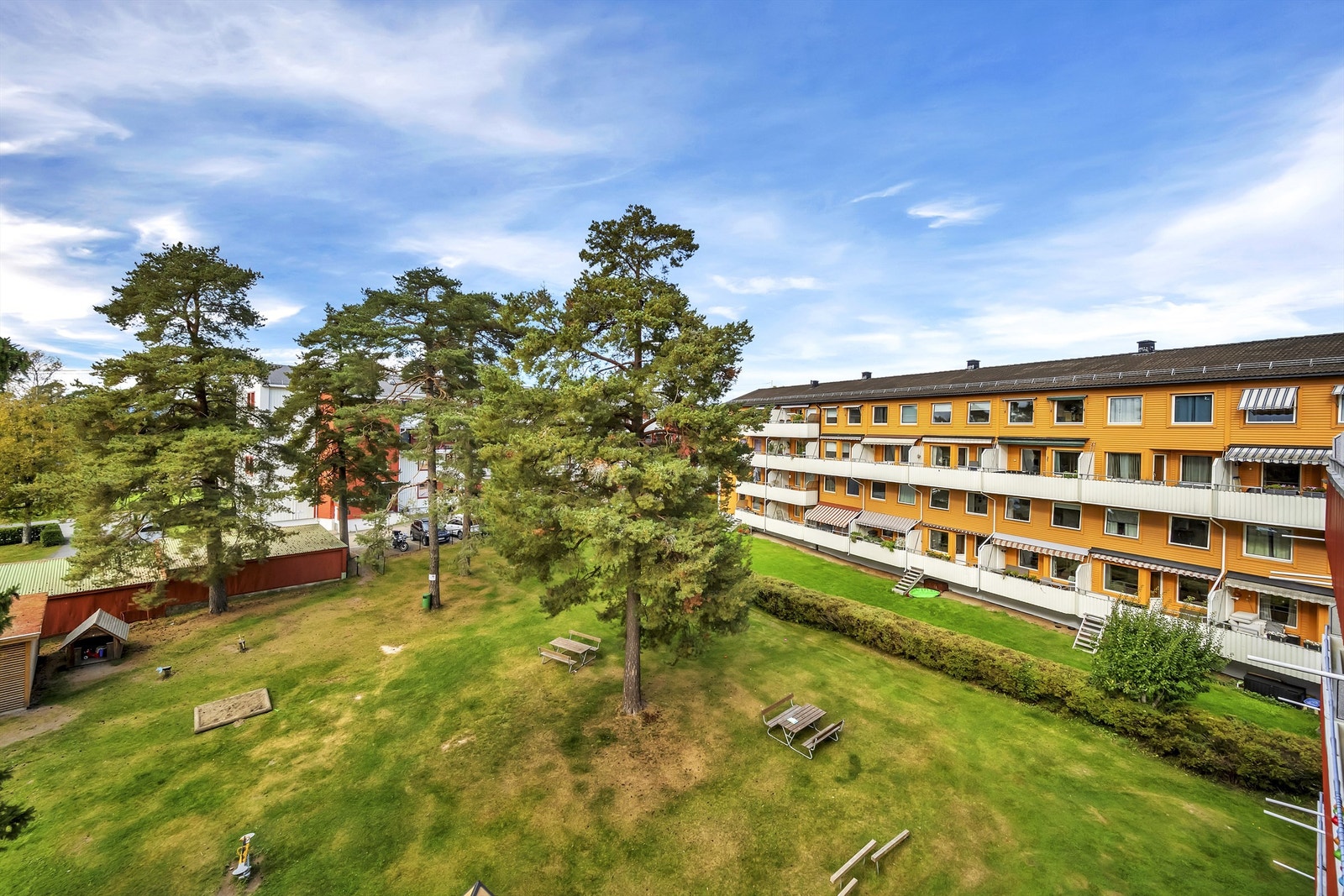Utsyn fra balkongen Galleribilde