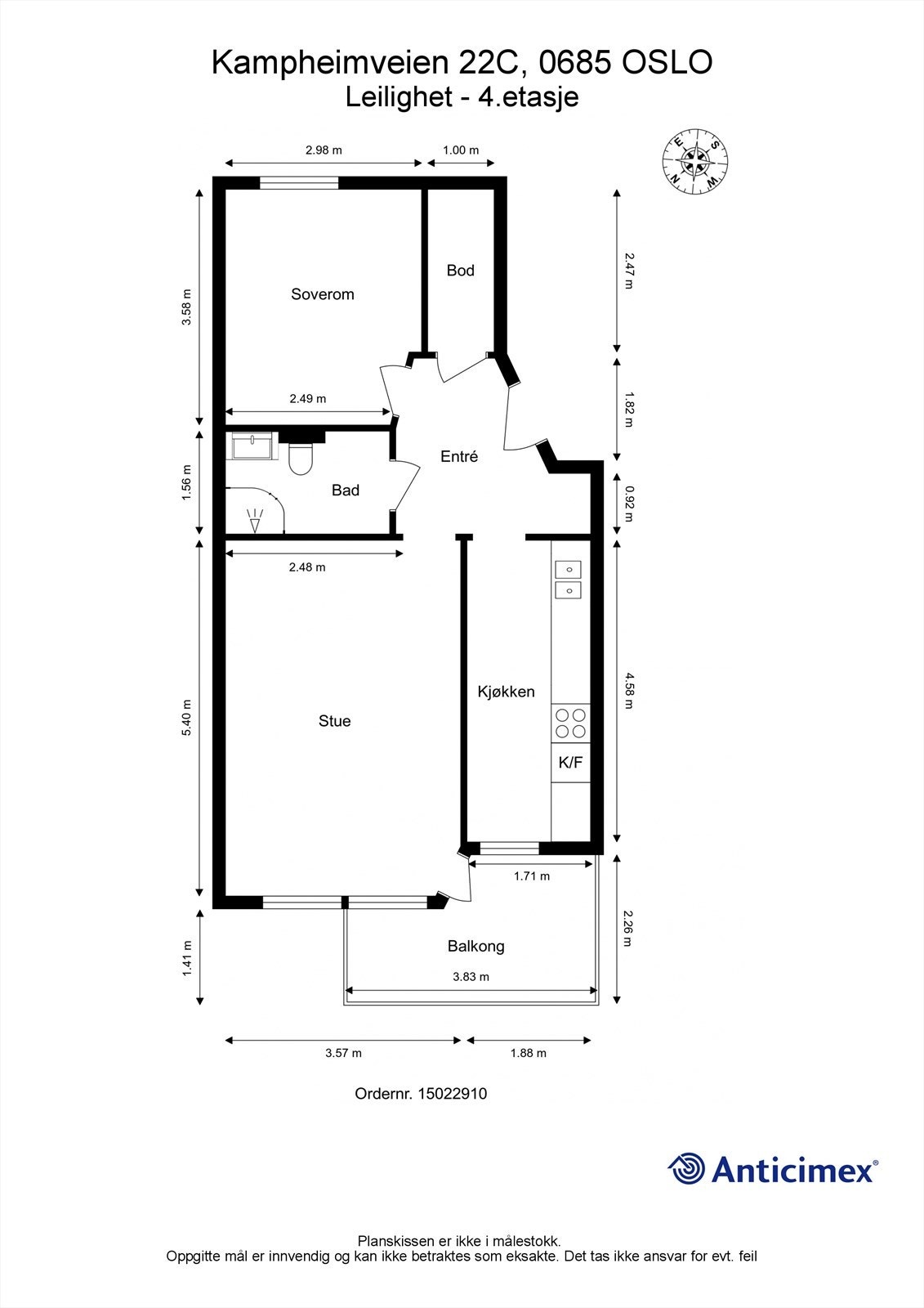 Plantegning Galleribilde