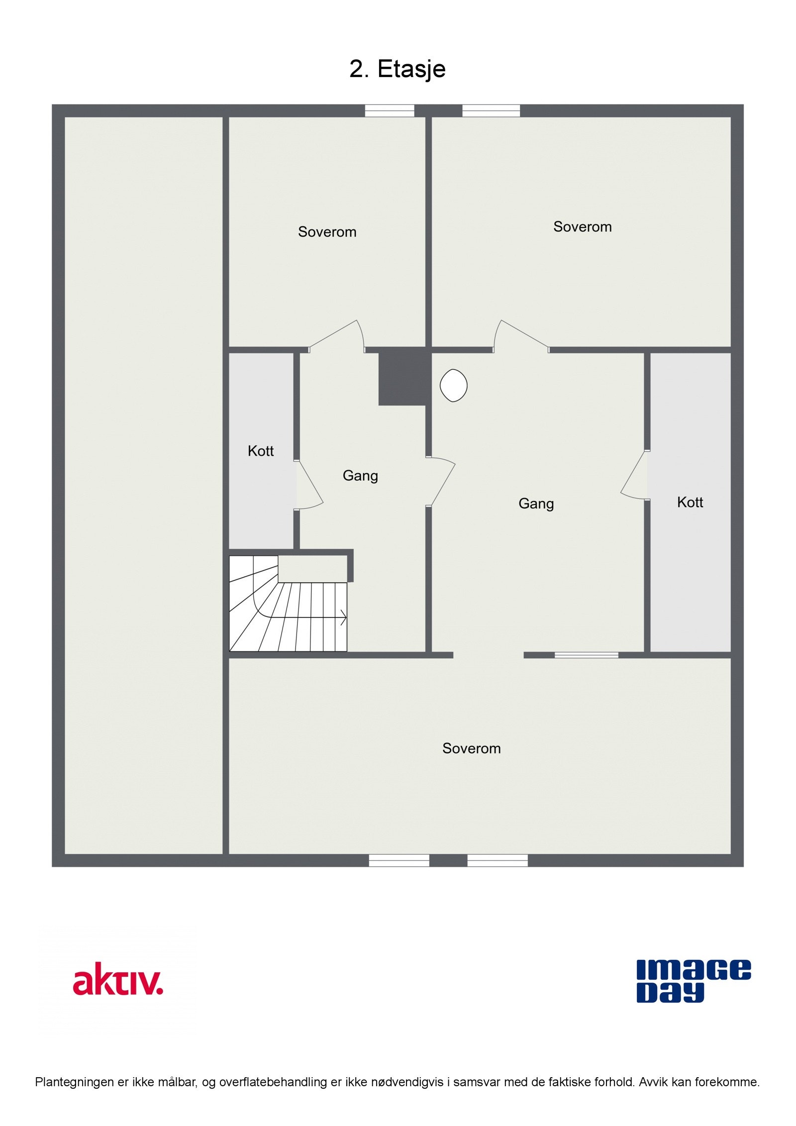 Plan 2. etasje Galleribilde
