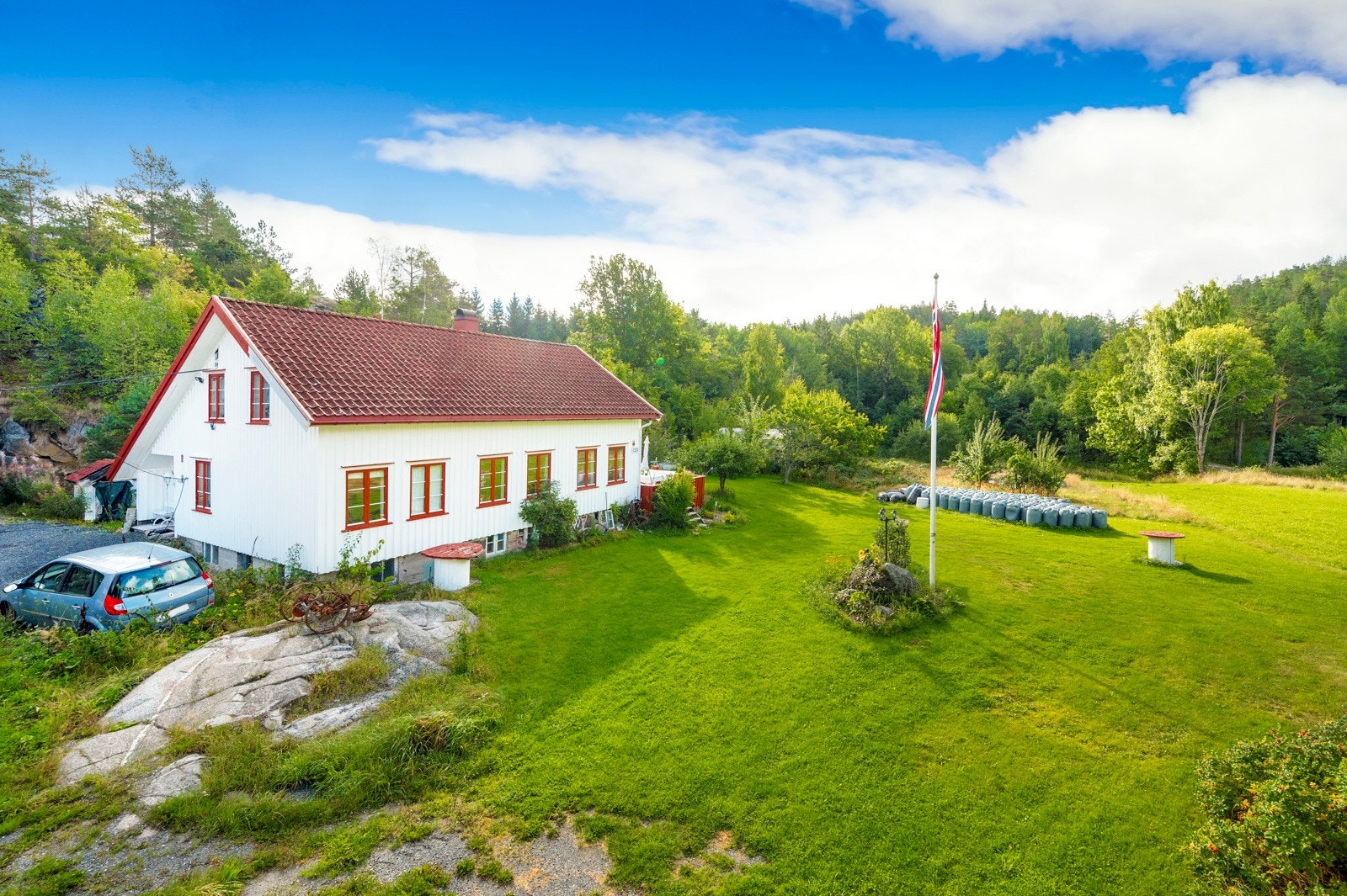 Idyllisk og landlig beliggenhet Galleribilde