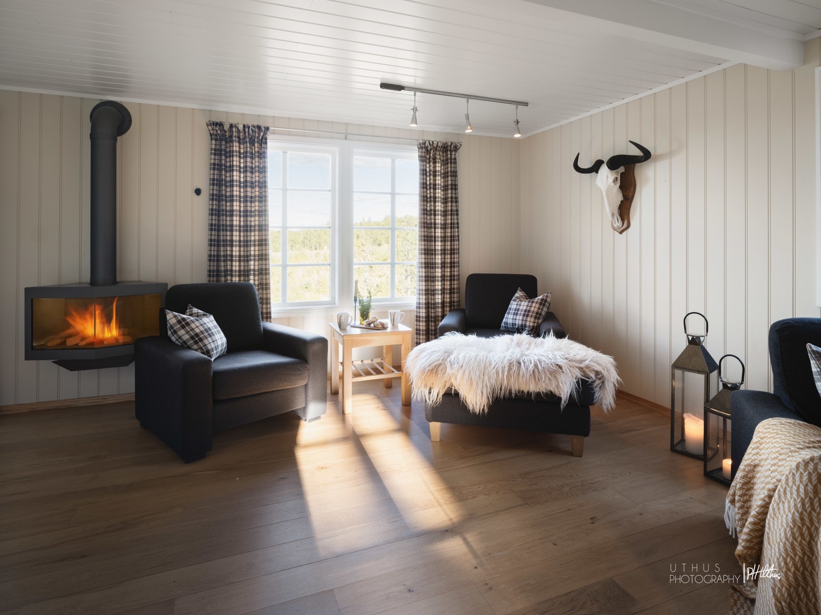 Her kan man slappe av og nyte etter dagen i skibakken Galleribilde