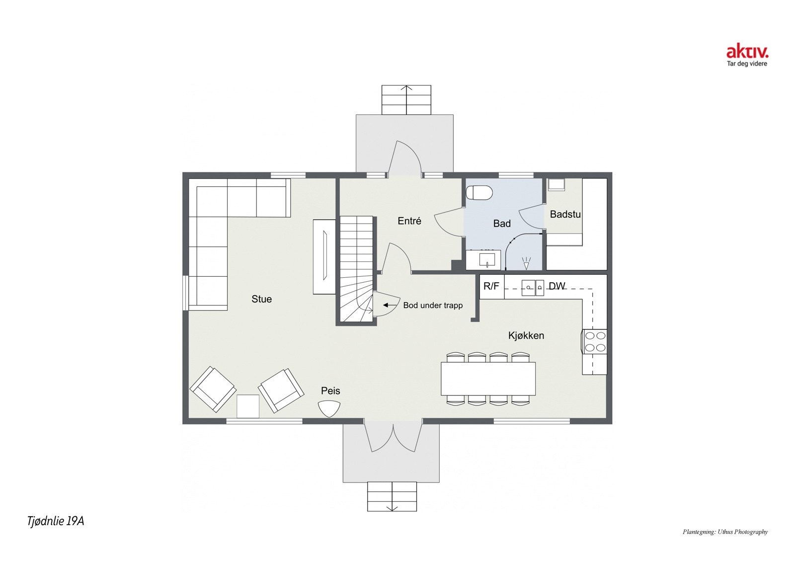 Plantegning 1. etasje. Galleribilde