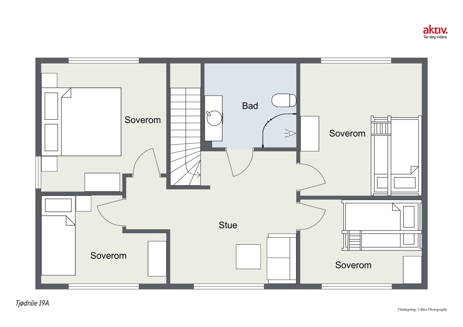 Plantegning 2. etasje. Galleribilde
