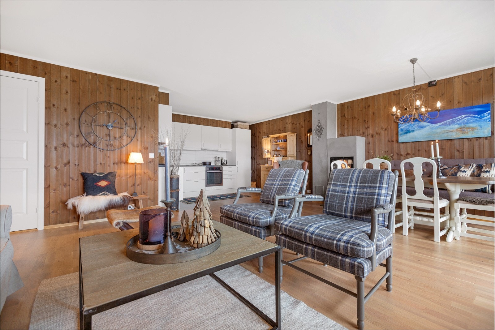 Denne stuen er god å komme hjem til etter en lang dag utendørs. Galleribilde