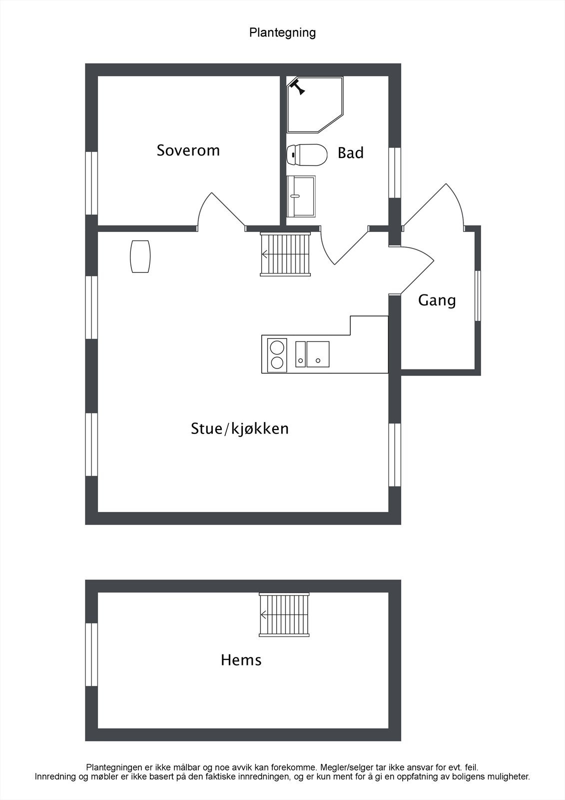 Planskisse 2D. Galleribilde