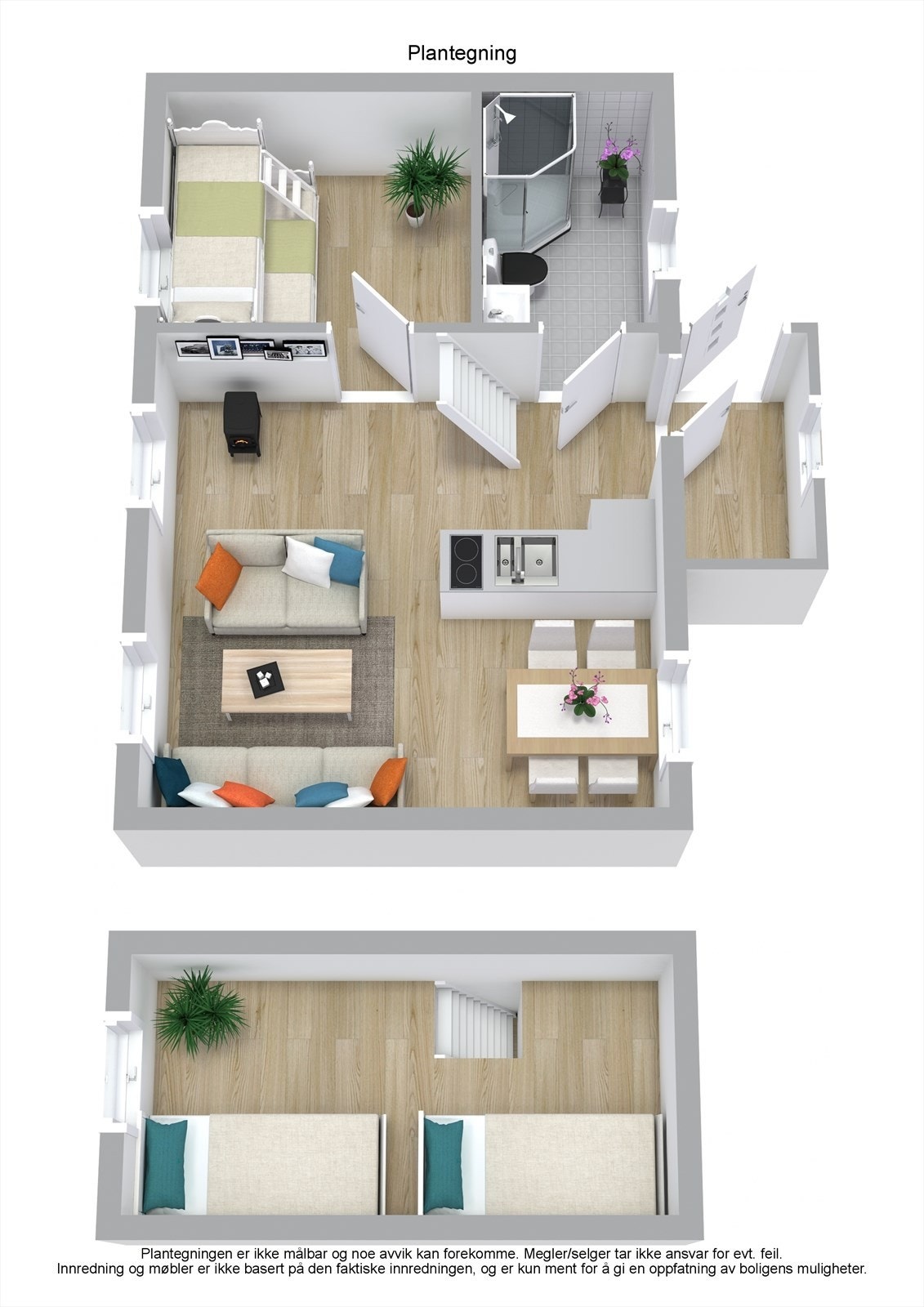 Planskisse 3D. Galleribilde