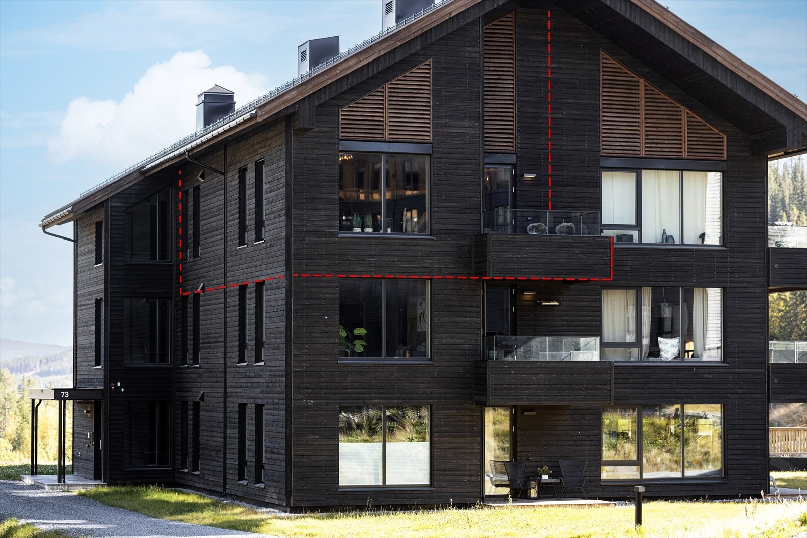 Hjørneleilighet i 3.etg med heisadkomst. Galleribilde