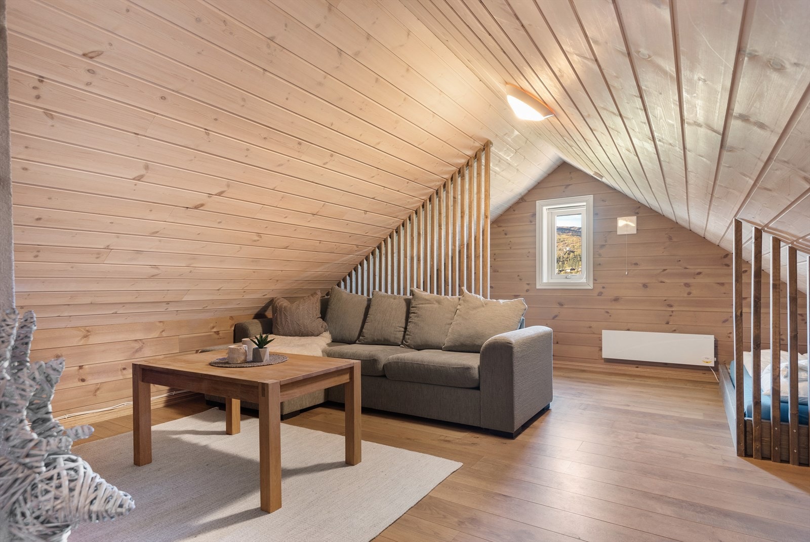 Koselig loftstue med ekstra sengeplasser Galleribilde