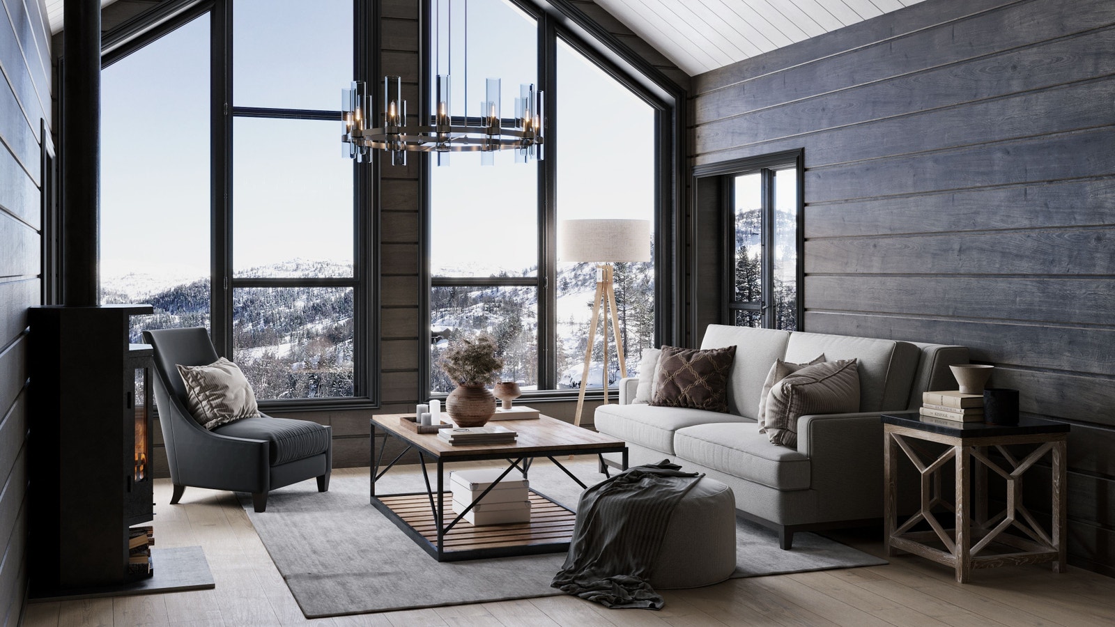 LOFT-/HEMSE STUEN - BILDE NR. 2
Se lyset som alle de store glassflatene gir. Her får du følelsen av at du er ute, også når du koser deg inne. Galleribilde