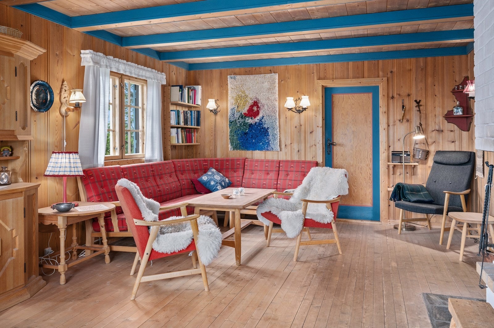 Fra stuen i hytta Galleribilde