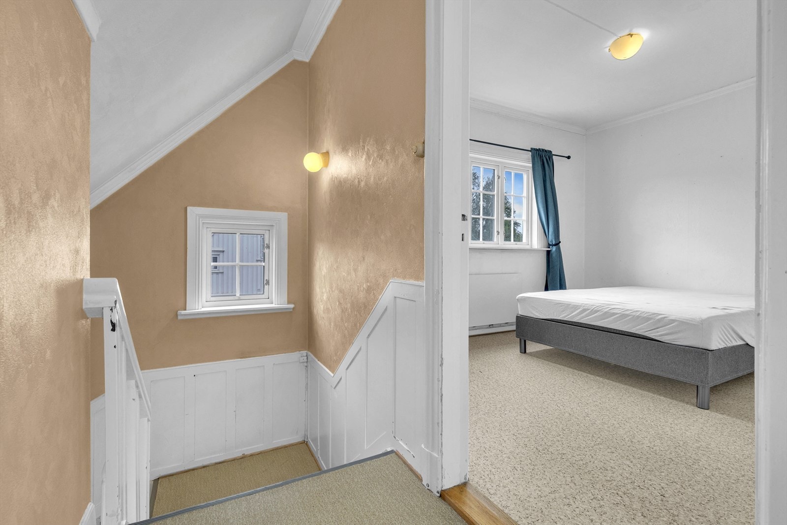 Andre etasje er bestående av tre romslige soverom Galleribilde