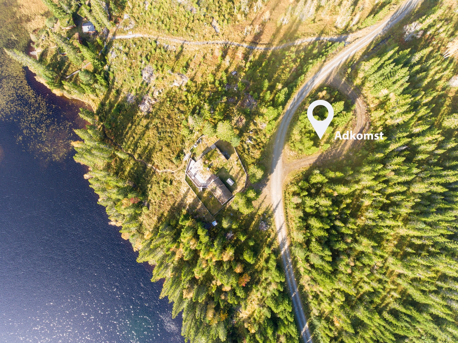 Garasje/uthus kan oppføres med en maksimal størrelse på 50 m2 BYA Galleribilde