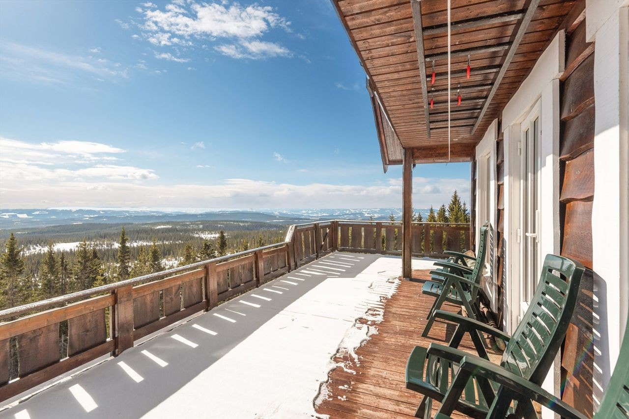 Romslig terrasse med god solgang Galleribilde