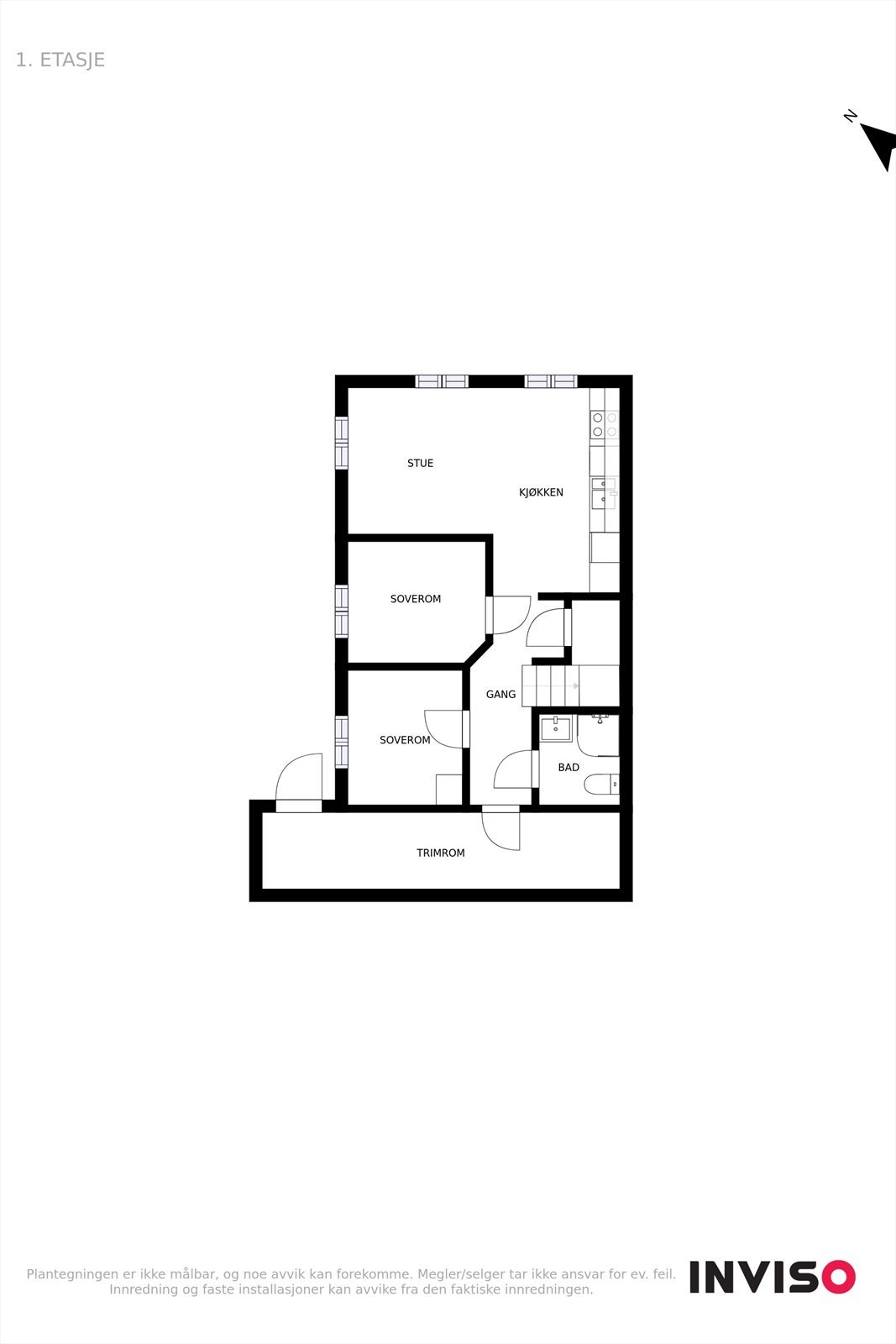 Planskisse underetasje Galleribilde