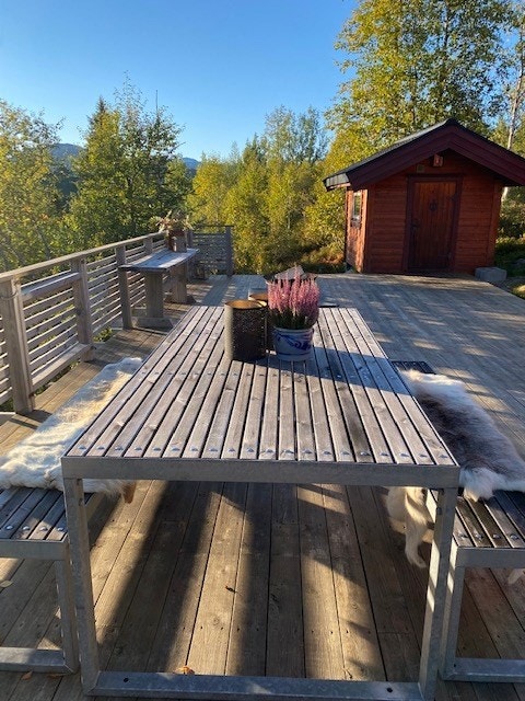 Stor terrasse Galleribilde