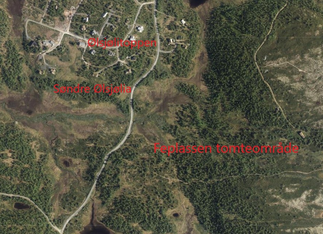 Flyfoto over området Galleribilde