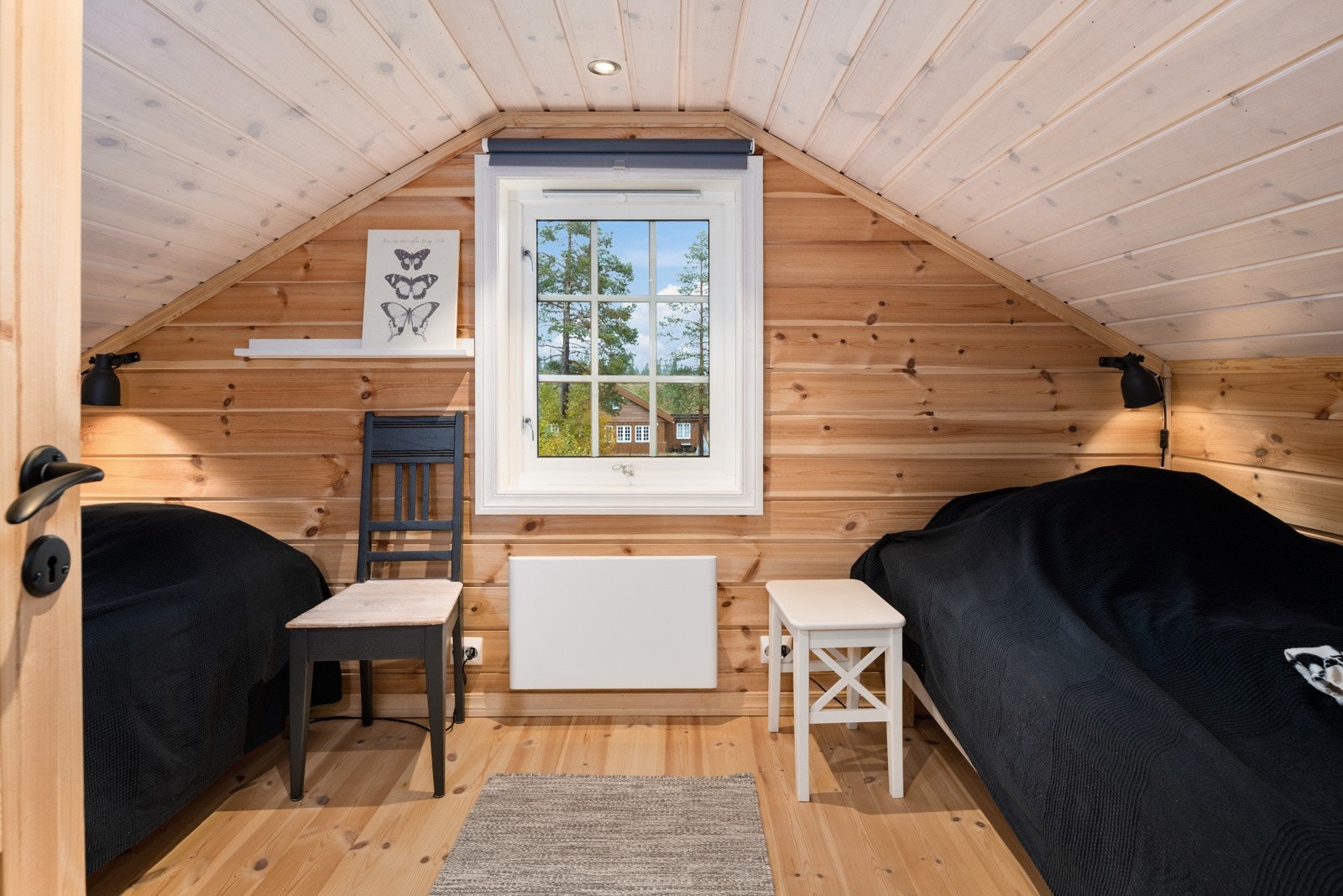 Innredet soverom på hems. Galleribilde