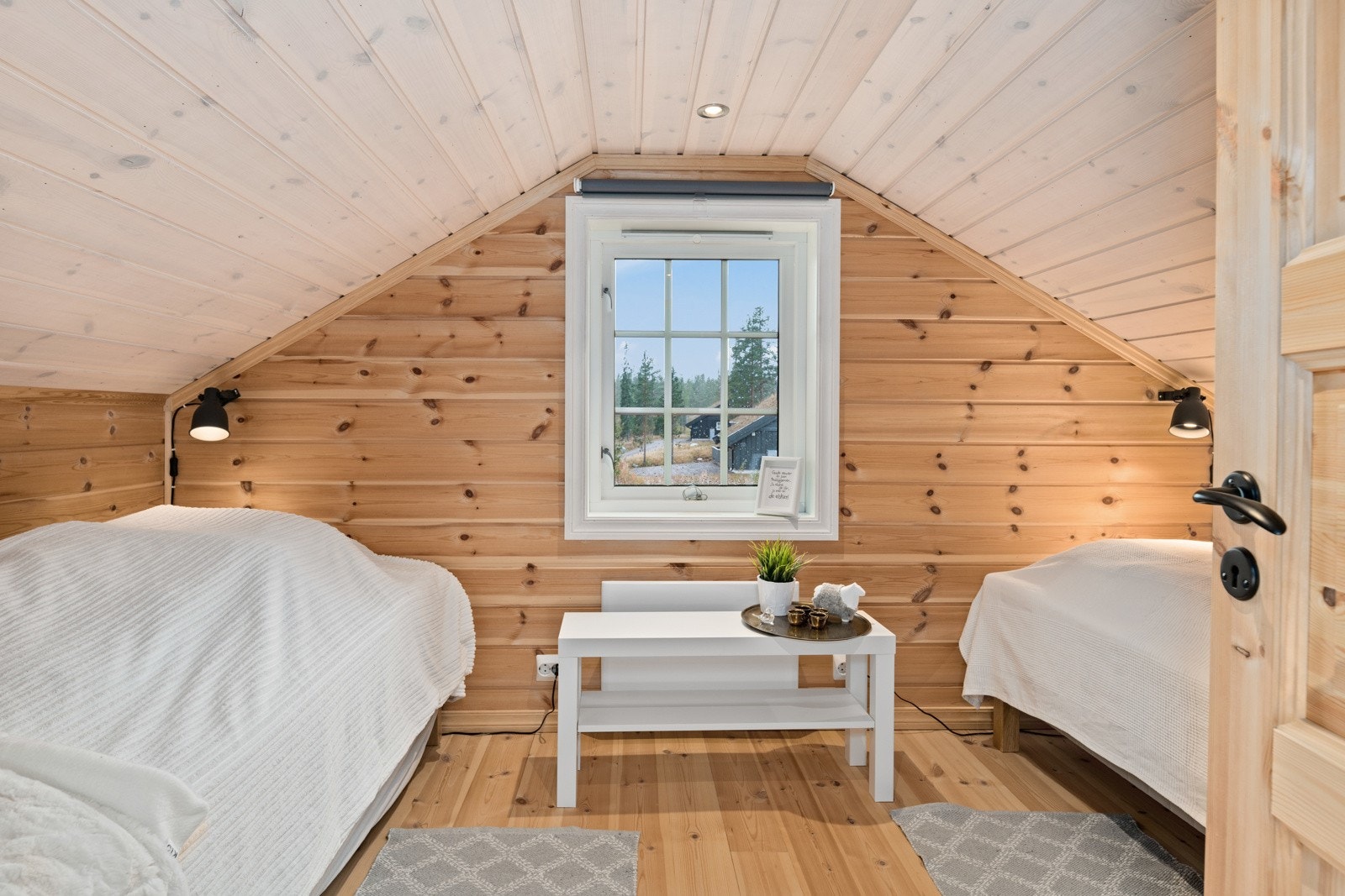 Innredet soverom på hems. Galleribilde