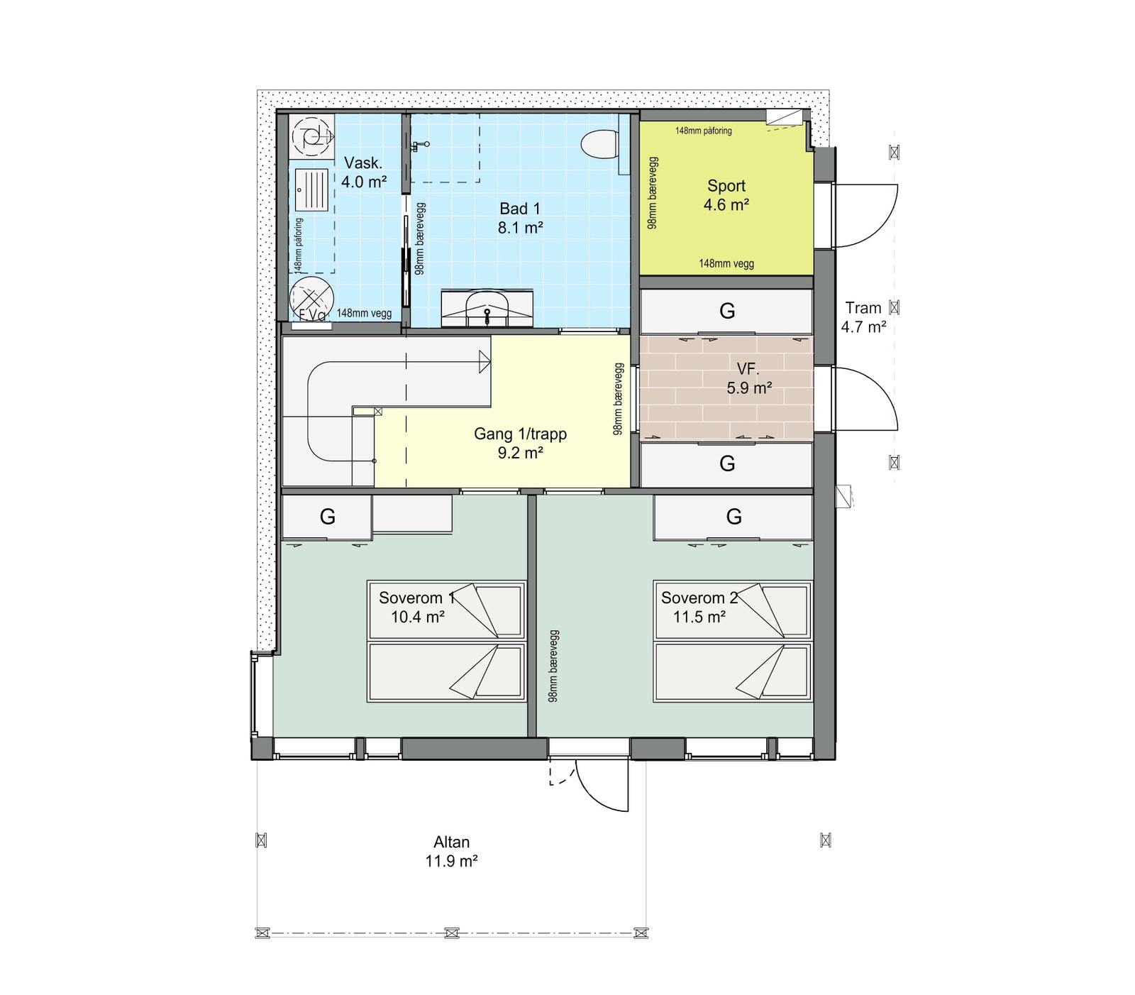 Plan 1.etg Galleribilde
