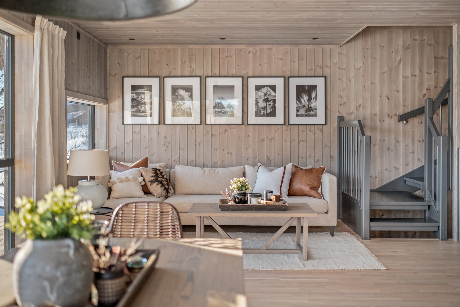 Bilde fra visningshytte med tilnærmet like overflater (med unntak av gulv) - ta kontakt for befaring av visningshytta! Galleribilde