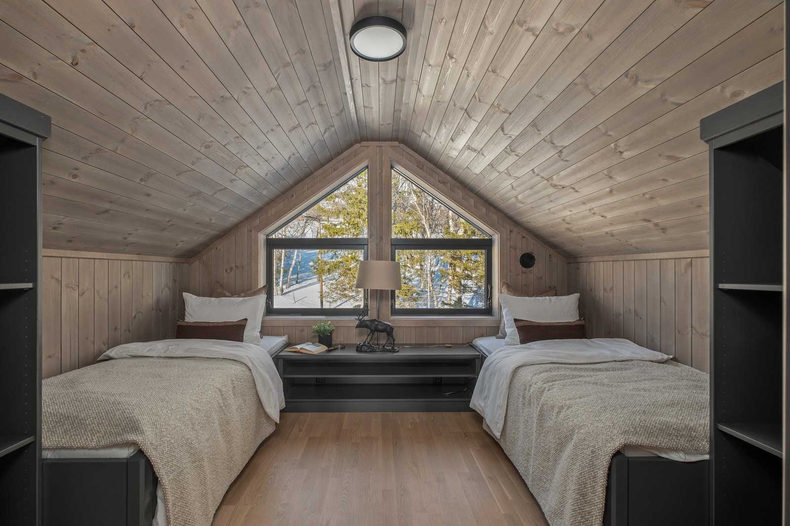 Bilde fra visningshytte med tilnærmet like overflater (med unntak av gulv) - ta kontakt for befaring av visningshytta! Galleribilde