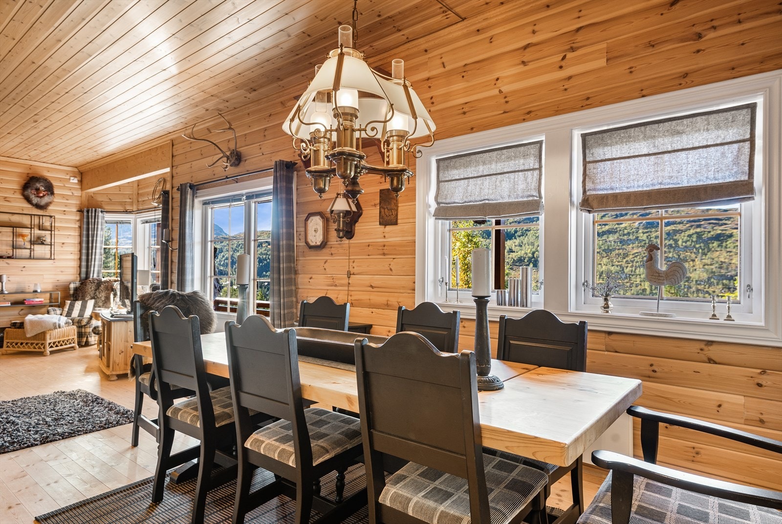 Mange vindusflater gir godt med naturlig lys. Galleribilde