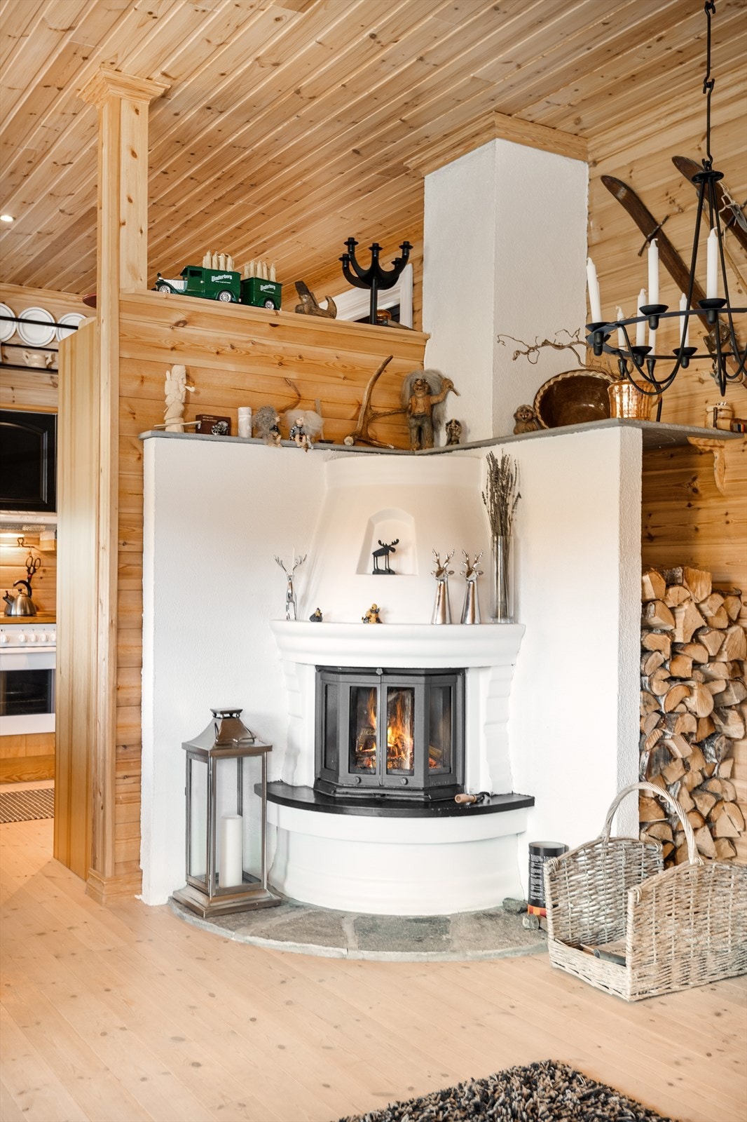 Et ildsted er en selvfølge på en fjellhytte! Galleribilde