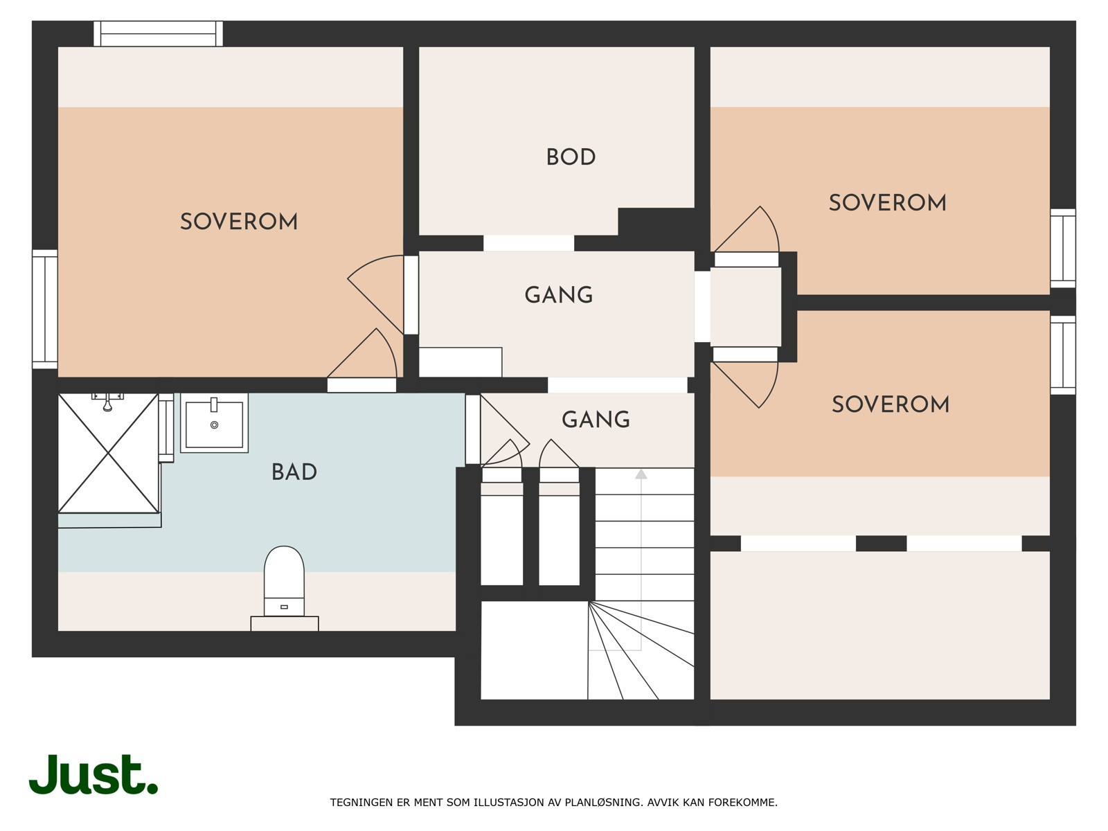 Planskisse loft.