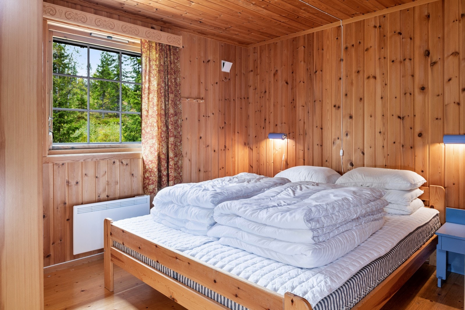 Hytta har tre soverom. Galleribilde