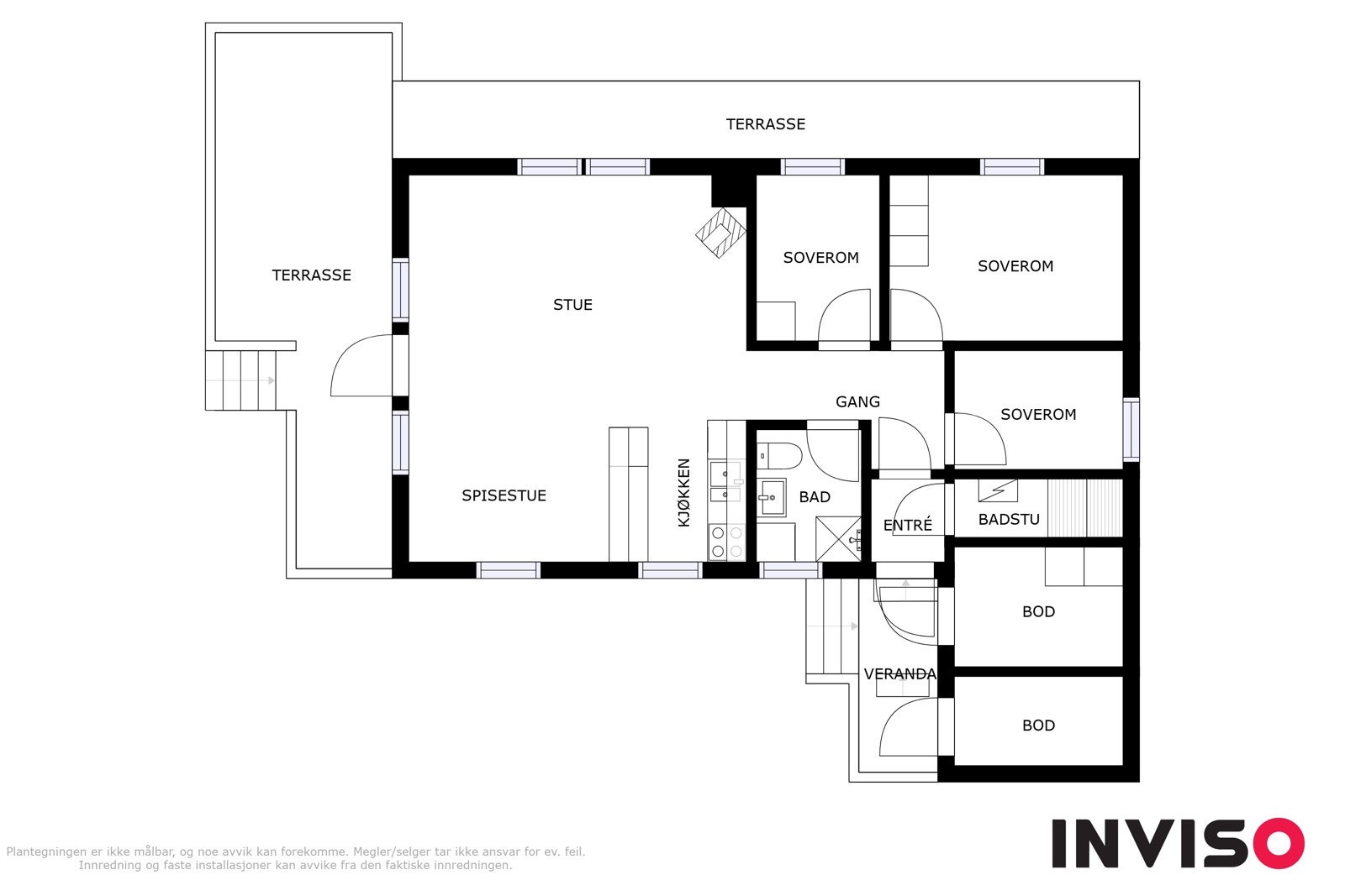 Plantegning Galleribilde