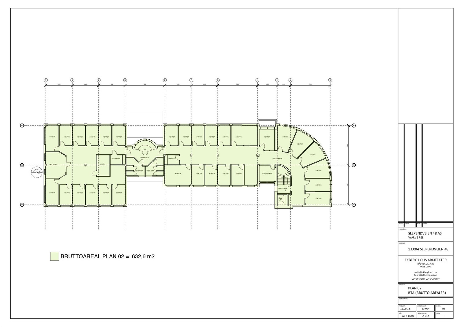 Plantegning Galleribilde