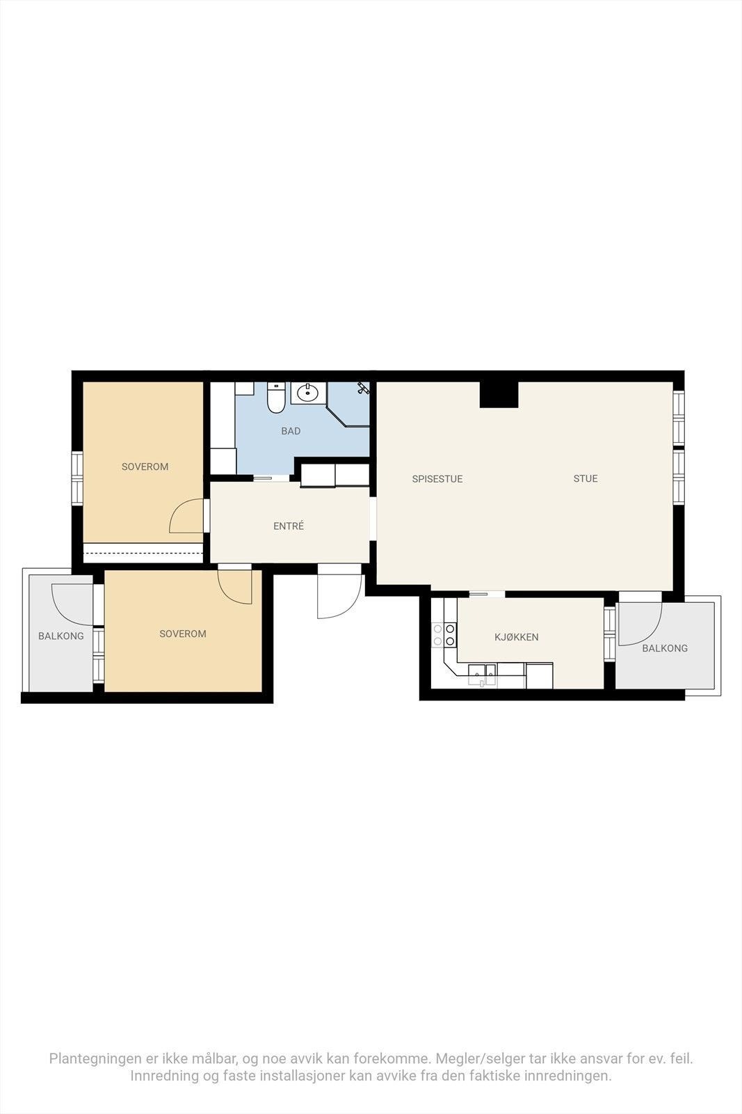 Plantegning Galleribilde