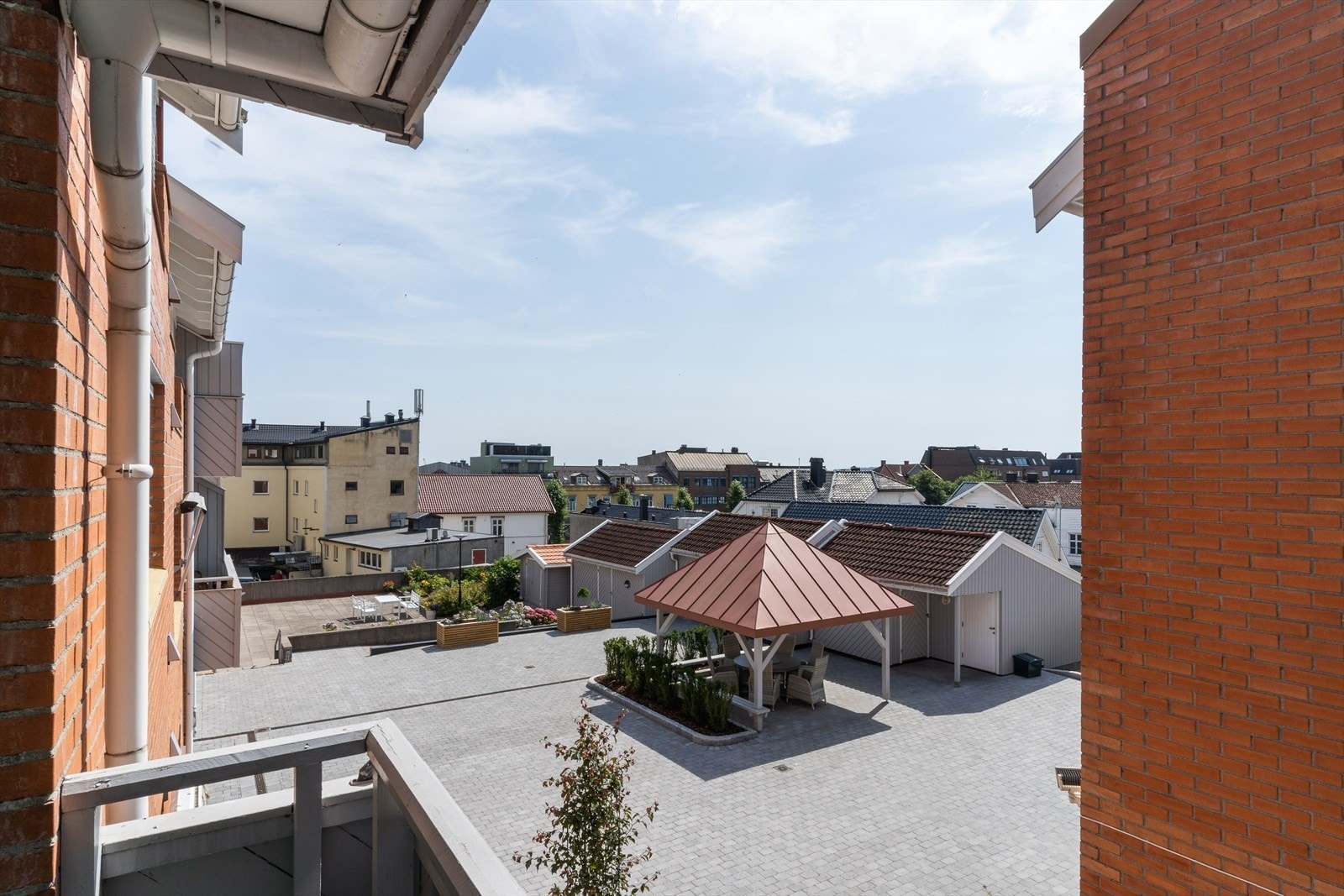 Utsikt fra balkong (stue) Galleribilde