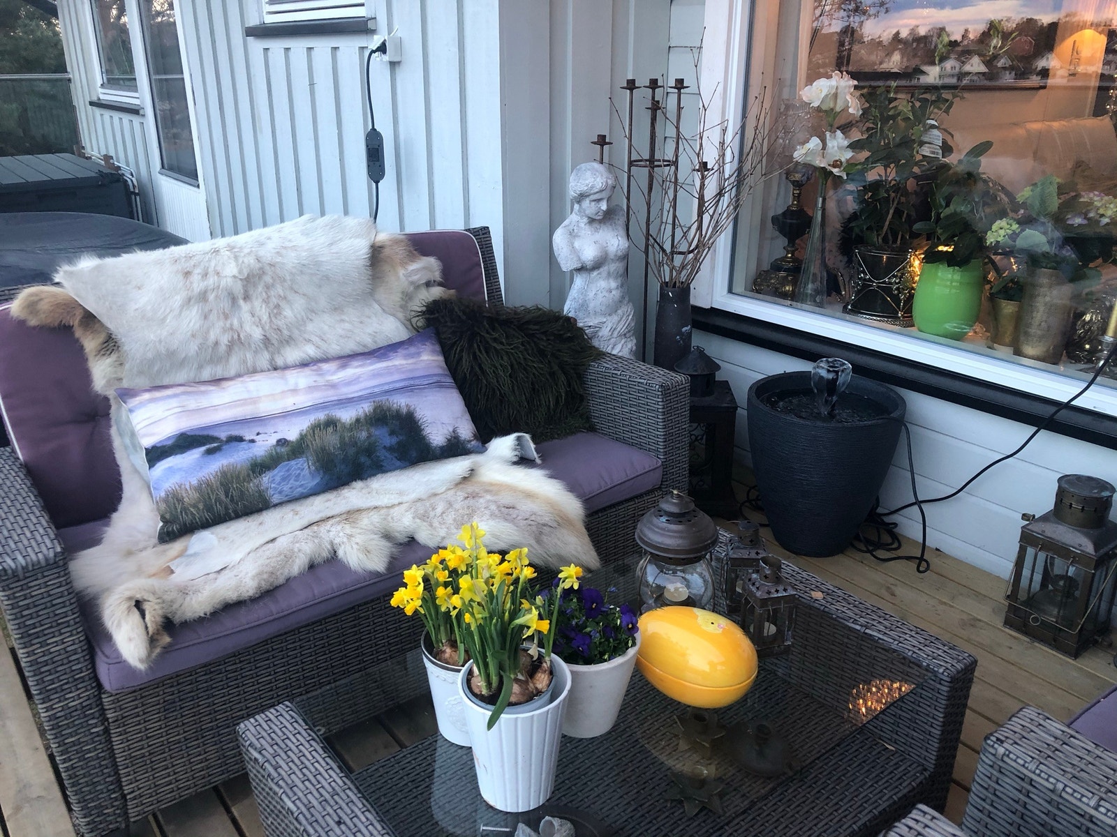 Terrassen mot øst Galleribilde