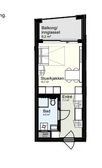 Plantegning Galleribilde