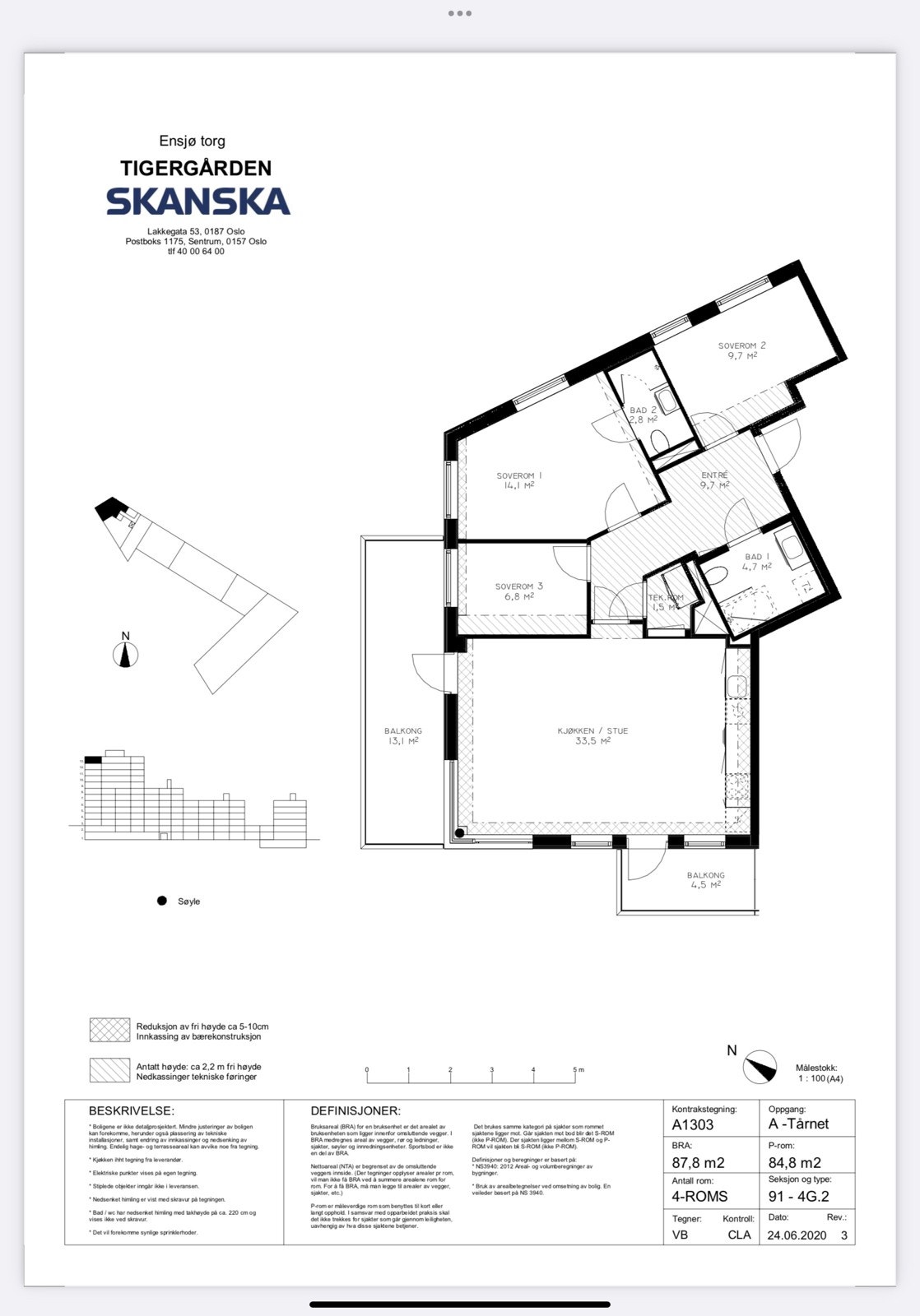 Plantegning Galleribilde