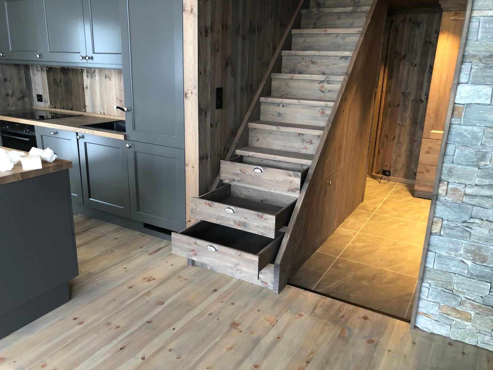 Skuffer uttrukket Galleribilde