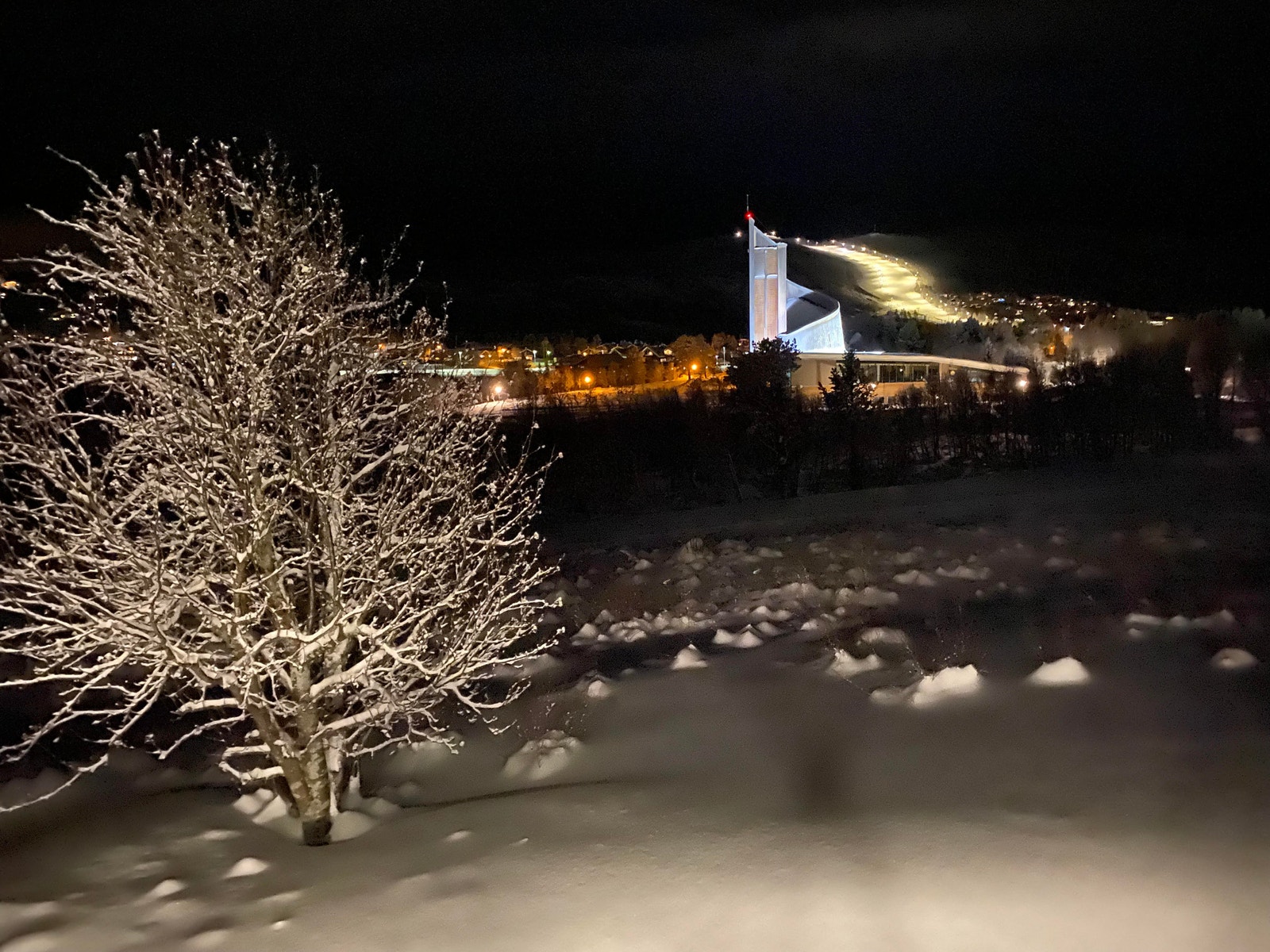 Utsikt fra felles altan Galleribilde