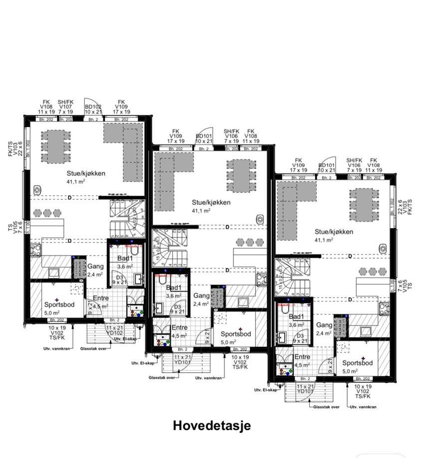 Plantegning - 1. etasje Galleribilde
